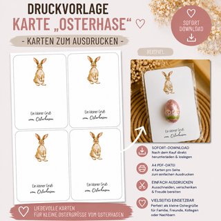 OSTERHASE GRUSS PDF-Download Karte