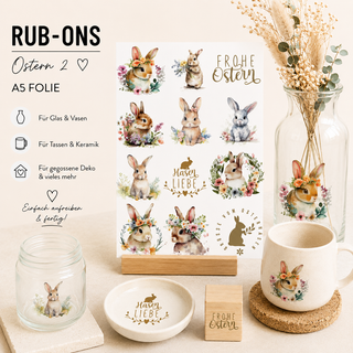 Rub On Sticker Ostern 2