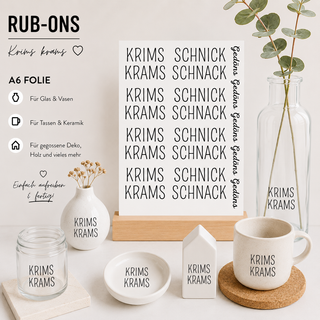 Rub On Sticker Krims Krams