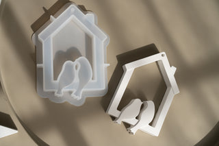 Silikonform Vogelhaus