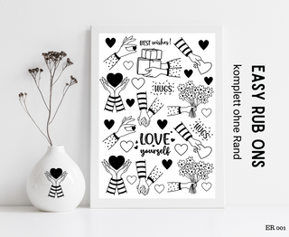 Rub On Sticker Love yourself