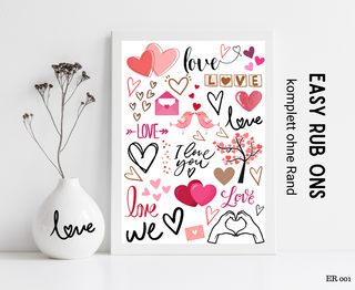 Rub On Sticker Valentinstag 1