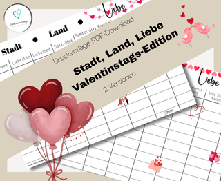 Stadt, Land,Fluss VALENTINSTAGS-EDITION 2 Versionen - Download PDF