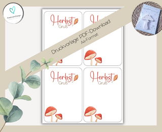 PDF-Download: Herbst Gruß Pilze