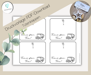 PDF-Download Tütenklappe: Time for Tea