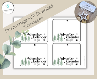 PDF-Download Tütenklappe: Adventskalender to go