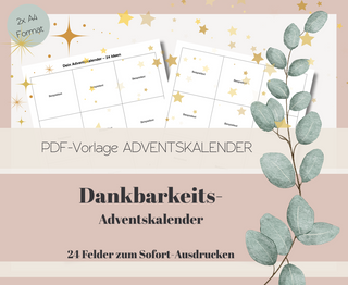 Dankbarkeits Adventskalender PDF-Download