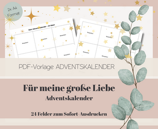 Für meine große Liebe Adventskalender PDF-Download