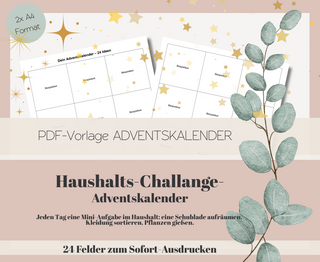 Haushalts-Challange- Adventskalender PDF-Download