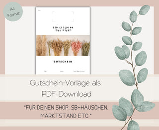 Download GUTSCHEIN-Vorlage für deinen Shop