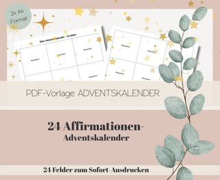 24 Affirmationen - Adventskalender PDF-Download