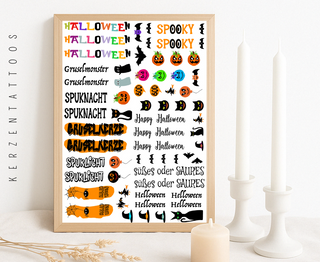 Wasserschiebefolie Halloween 2