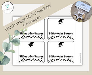 PDF-Download Tütenklappe: Süßes oder Saures
