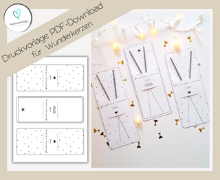 SILVESTER -Download Verpackung für Wunderkerzen