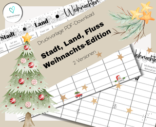 Stadt, Land,Fluss WEIHNACHTSDEITION 2 Versionen - Download PDF
