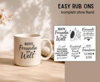 Rub On Sticker Freundschaft 3