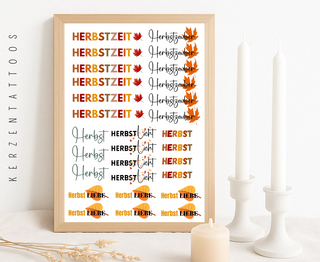 Wasserschiebefolie Herbst 3