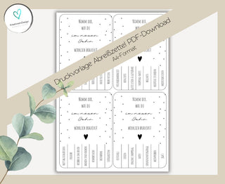 SILVESTER WÜNSCHE  PDF-Download Karte