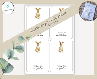 OSTERHASE GRUSS PDF-Download Karte