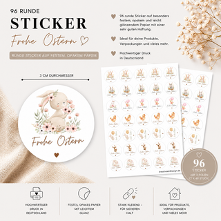 Sticker Frohe Ostern