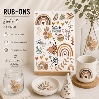 Rub On Sticker Boho