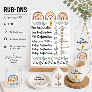 Rub On Sticker Konfirmation