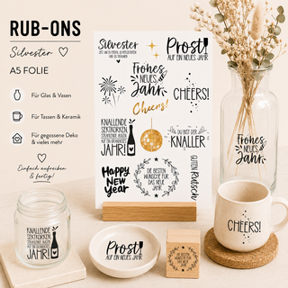 Rub On Sticker Silvester