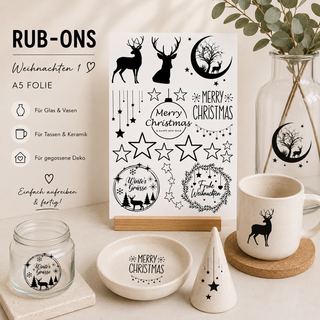 Rub On Sticker Weihnachten 1