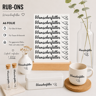 Rub On Sticker Wunscherfüller