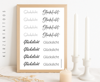 Wasserschiebefolie Glückslicht