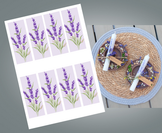 Wasserschiebefolie Lavendel