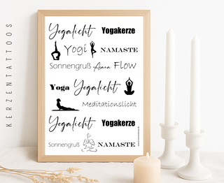 Wasserschiebefolie Yoga 1