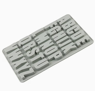 Silikonform Buchstaben