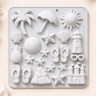 Silikonform kleine Sommer Figuren