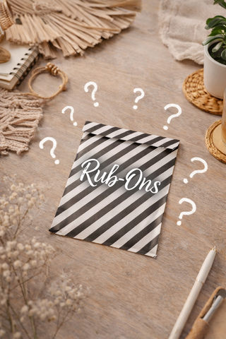 Rub On Sticker kleine Wundertüte