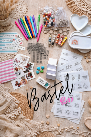 Kindergeburtstags-Bastel-Box Herz-Schmuckschale ca. 11-15 Jahre