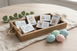 Ostern bunt Sticker für Streichholzschachteln