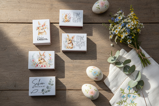 Ostern bunt Sticker für Streichholzschachteln