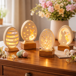 Silikonform 6er Set Osterei beleuchtet